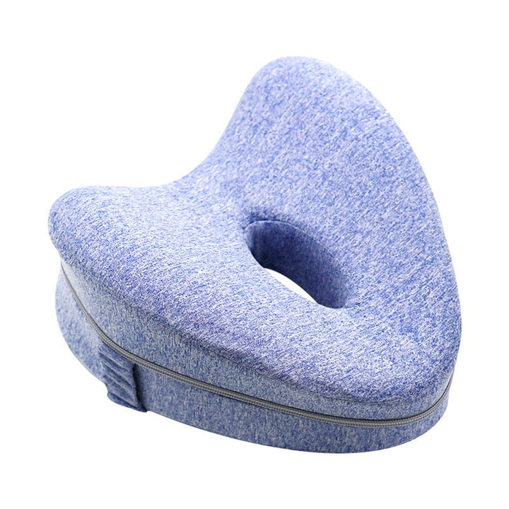 Preggybelt Pillows Blue Knee Pillow for Back and Leg Support