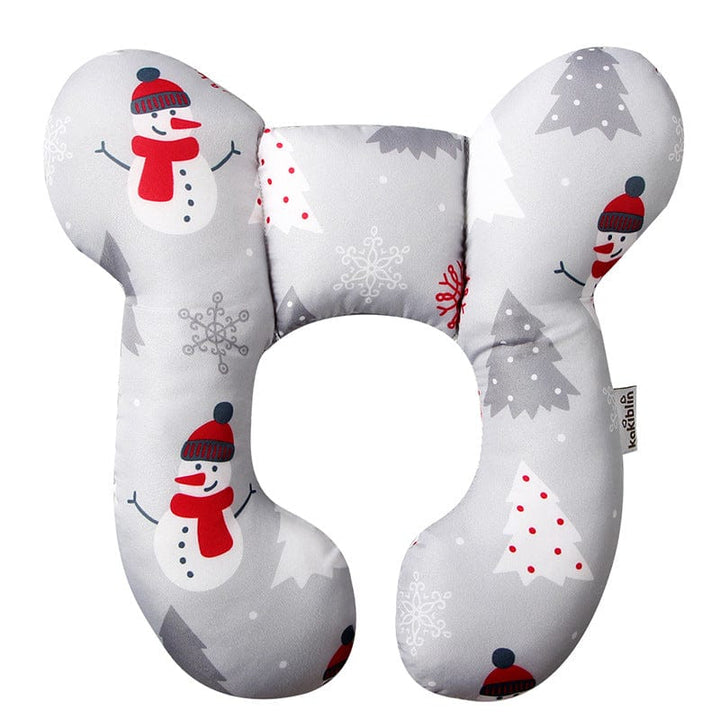 Preggybelt Pillows Grey snowman Neck Protector Pillow Baby Car Seat