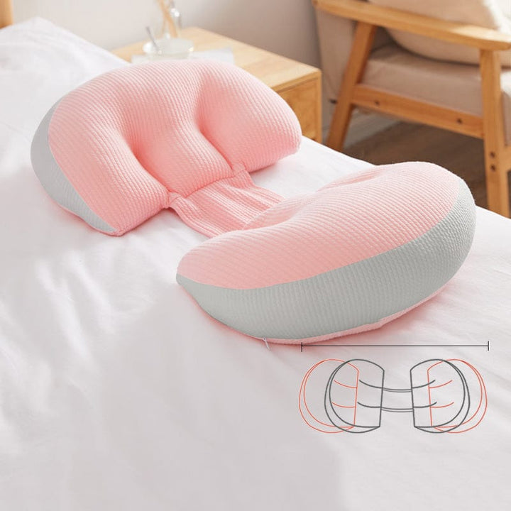 Preggybelt Pillows Pink Grey U-shaped abdominal Support Pregnancy Pillow