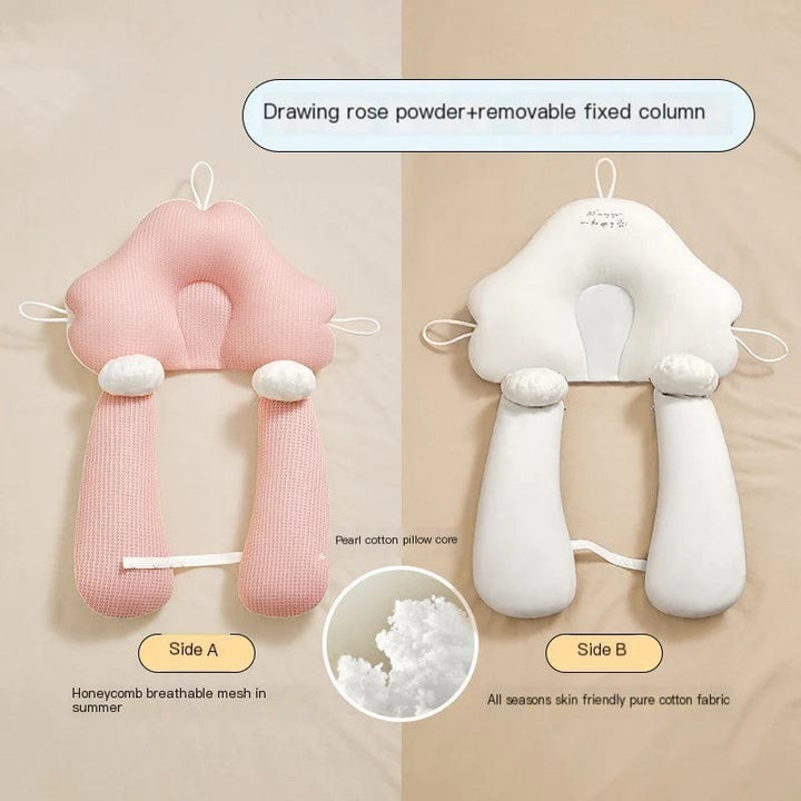 Preggybelt Pillows Pink white Baby Anti-Roll Pillow Side Sleeping