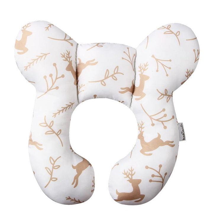 Preggybelt Pillows White christmas deer Neck Protector Pillow Baby Car Seat